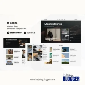 Local – Modern Blog & Magazine Elementor Template Kit