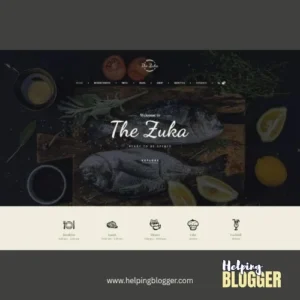 Zukares – Restaurant, Café & Food Elementor Template Kit